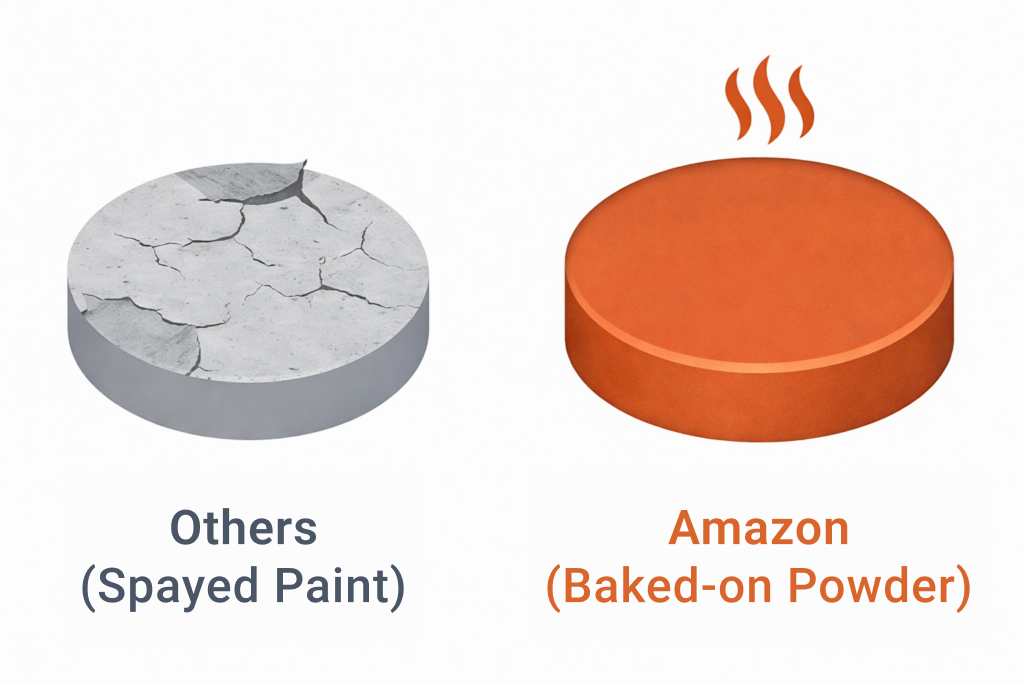 Others vs Amazon Comparison - Finish product